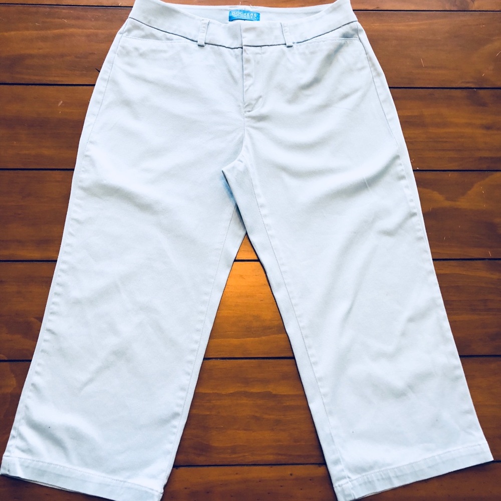 Dockers Women’s Petite Capri Pants Blue/Gray
